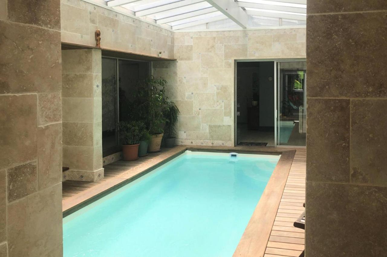 Holiday Home With Indoor Pool, Le Porge Zewnętrze zdjęcie
